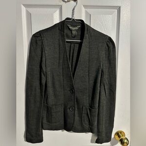 🎀 Banana Republic grey sweater blazer. 🎁